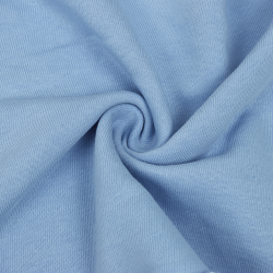 Ткань Футер 3-х нитка, Петля, цвет Светло-Голубой (на отрез)  в Пятигорске