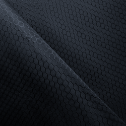 Ткань Оксфорд 300D PU Рип-Стоп СОТЫ, цвет Черный (на отрез)  в Пятигорске