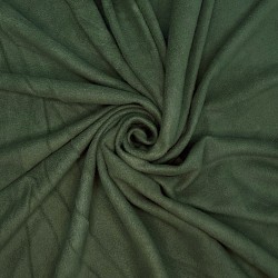 Ткань Флис Односторонний 130 гр/м2, цвет Темный хаки (на отрез)  в Пятигорске