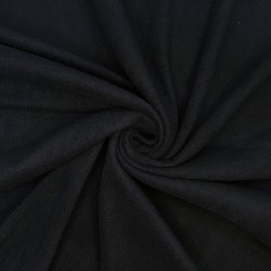 Флис Односторонний 130 гр/м2, цвет Черный (на отрез)  в Пятигорске