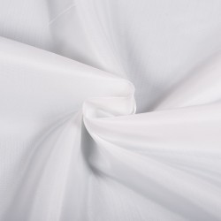 Ткань подкладочная Таффета 190Т, цвет Белый (на отрез)  в Пятигорске