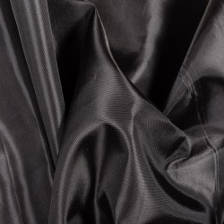 Ткань подкладочная Таффета 190Т, цвет Черный (на отрез)  в Пятигорске