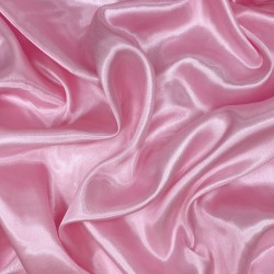 Ткань Атлас-сатин, цвет Розовый (на отрез)  в Пятигорске