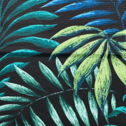 Интерьерная ткань Дак (DUCK), принт &quot;Тропические листья&quot; (на отрез)  в Пятигорске