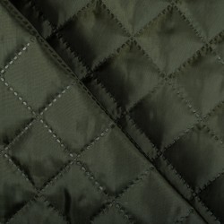 Стеганая подкладочная ткань с синтепоном (100гр/м2), цвет Хаки (на отрез)  в Пятигорске